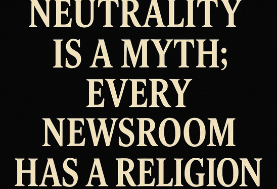 Neutrality Is a Myth: Why Every Newsroom Has a Religion